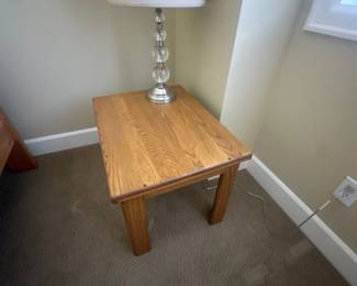 Side table & table lamp