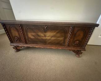 Vintage storage trunk