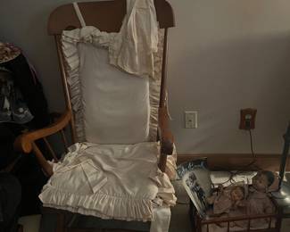 Oak rocker.