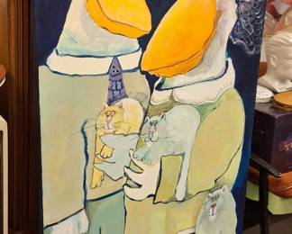 A huge Dan Nedoneck original painting