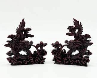 147 VintageResinDragonFigurines