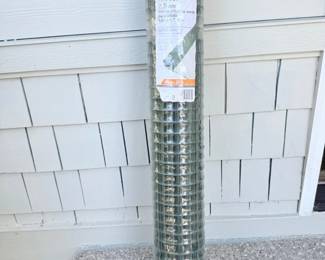115 HDXGreenPlasticGardenFence