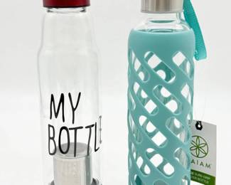 84 MyBottleGlassTeaInfuserGaiamSureGripGlassWaterBottle