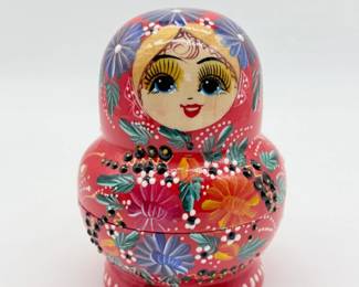 167 HandPaintedWoodenMatryoshkaNestingDolls