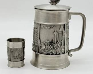 140 SelwinPewterMalaysiaTumblerMug