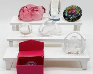 168 GlassCrystalDisplayFigurines