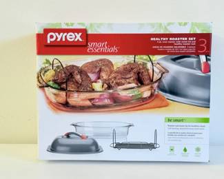 89 Pyrex3PieceHealthyRoasterSet