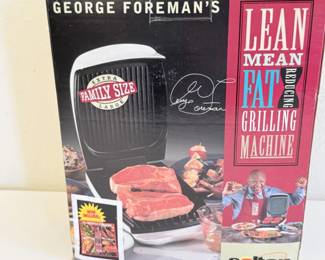 158 GeorgeForemansLeanMeanFatGrillingMachine