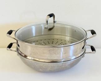 148 CostcoWholesaleStainlessSteelSteamerPot