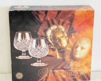 86 VintageCristaldArquesMasqueradeBrandyGlasses