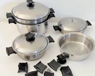 63 Vintage3PlyStainlessSteelRenaWareCookwareSet