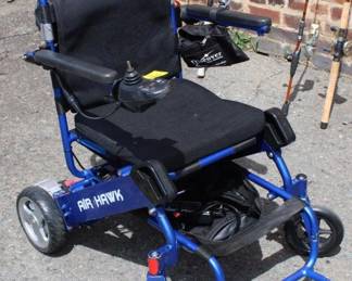 Air Hawk Folding Power Wheelchair Working great, lightly used
