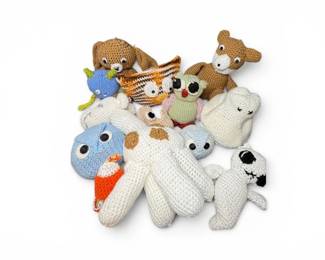 174 HandmadeCrochetStuffedAnimalCharacterPlushCollection