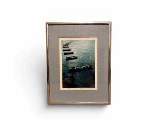 94 JoanMKovachRowboatsFramedColorPhotograph
