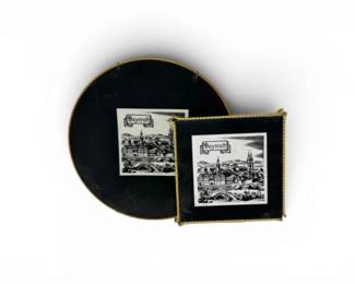 138 VintageBayreuthGermanyDecorativePlateTileTrivet