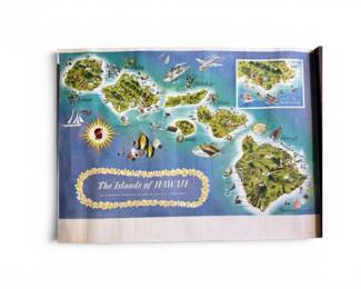 140 HawaiiTouristMapPosterbyDesseraumeHawaiiVisitorsBureau