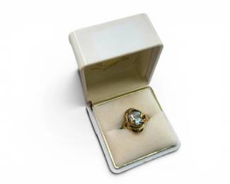 46 Vintage14KGoldFreshwaterPearlStatementRingSize654g
