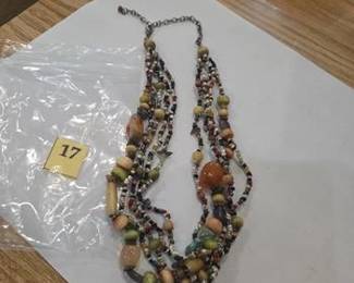 Multi bead necklace