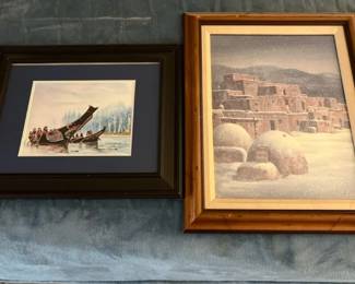 Signed Vintage Framed Prints