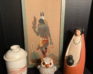 Signed Native American Art Other Pottery