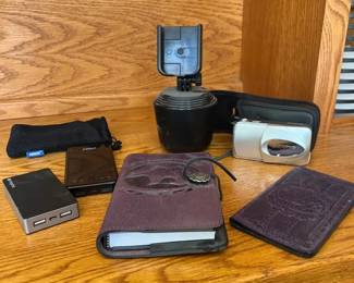 Camera, Tech Accessories, Leather Goods