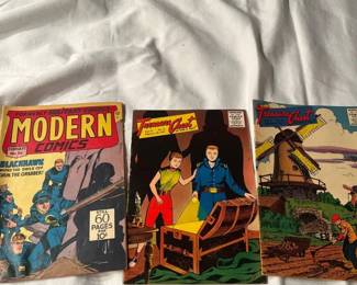 Two Treasure Chest Comics And One Modern Comics