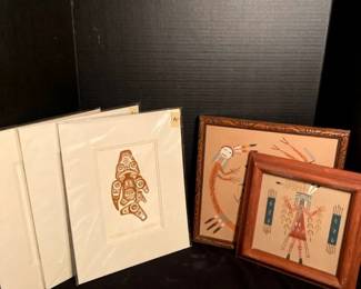 Bill Reid Prints Signed Sand Paintings