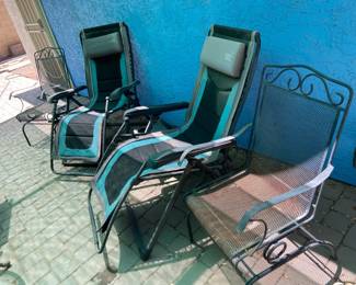 Two Timber Ridge Recliners And Two Side Chairs