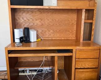 2 Piece Wooden Computer Desk