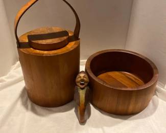 Nissen Denmark Ice Bucket and Bowl