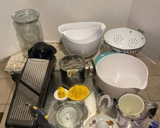 A Mix Of Kitchen Accessories