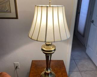Vintage Brass Table Lamp