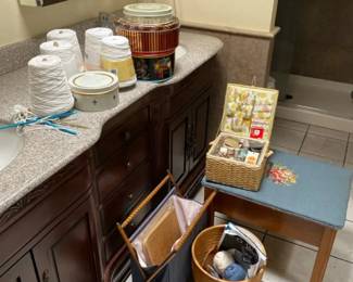 Multi Generational Sewing Knitting Craft Lot