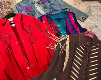 4 Vintage Western Southwestern Jackets And Vest