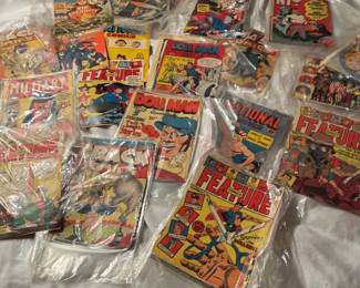 Lots Of Vintage Comic Book Covers And Maybe A Few Pages But Not Whole Books