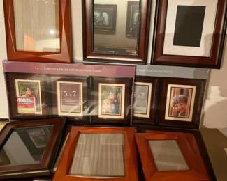 Lot Of Wooden Picture Frames