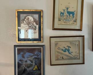 Four Animal Paintings
