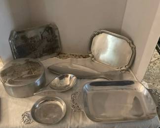 Pewter And Silver Plated