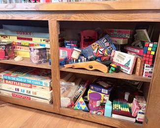 vintage games & toys