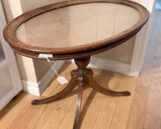 vintage table with removable top 