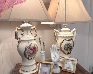 lamps, hat pins