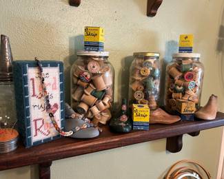 Vintage spools & buttons