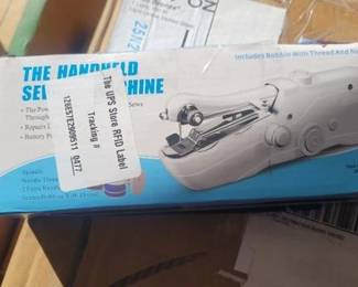 Handheld Portable Sewing Machine Includes Needle & Thread Kit