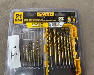 DeWalt Titanium Pilot Point Drill Bit Set 21 pc
