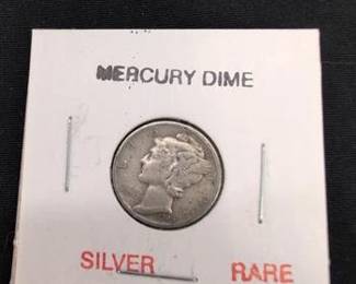 1942 Silver Mercury Dime