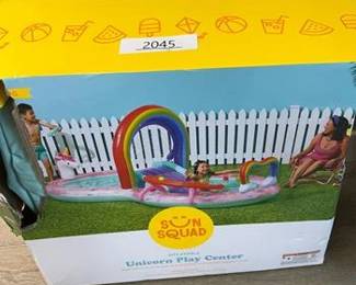 Unicorn World Paly Center Inflatable Water Park - Sun Squad