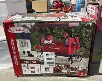 Radio Flyer Convertible Stroller Wagon with Canopy