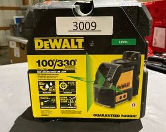 DEWALT 100 ft. Green Self-Leveling Cross Line Laser Level