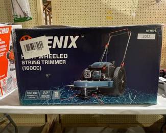 SENIX 22" 160cc 4-Cycle Gas Powered High Wheel String Trimmer