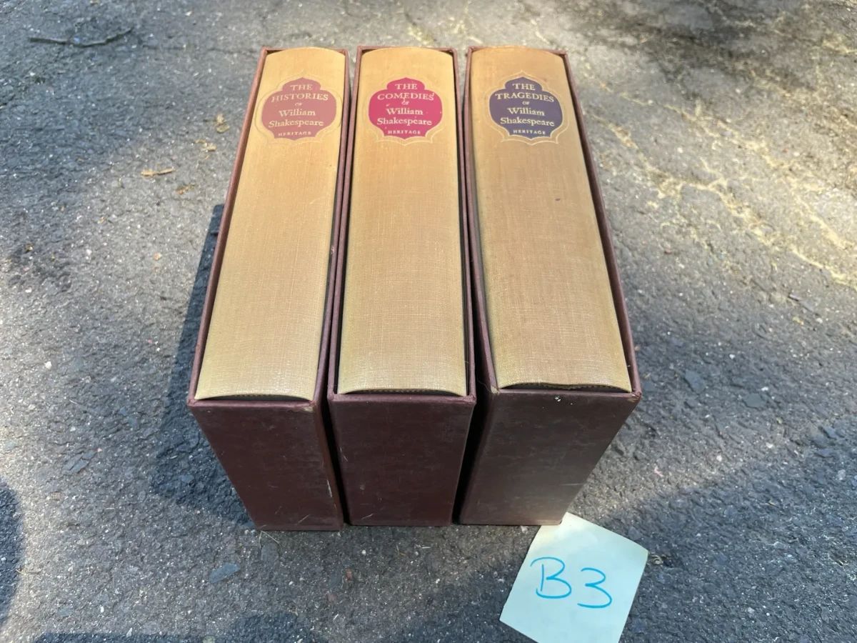 001 1958 William Shakespeare Set Of Books